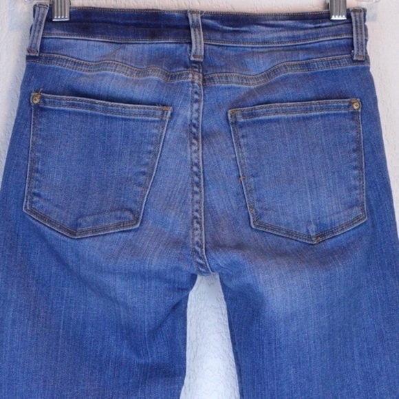 MANGO Skinny Crop Ankle Jeans‎ with Ankle Zippers, Medium Wash - Size 2 - Picture 9 of 9